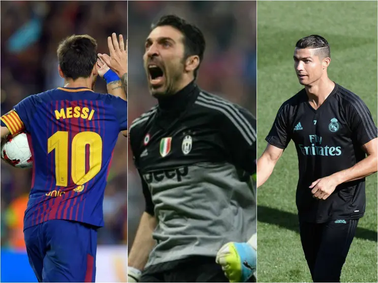 Messi, Buffon, Cristiano