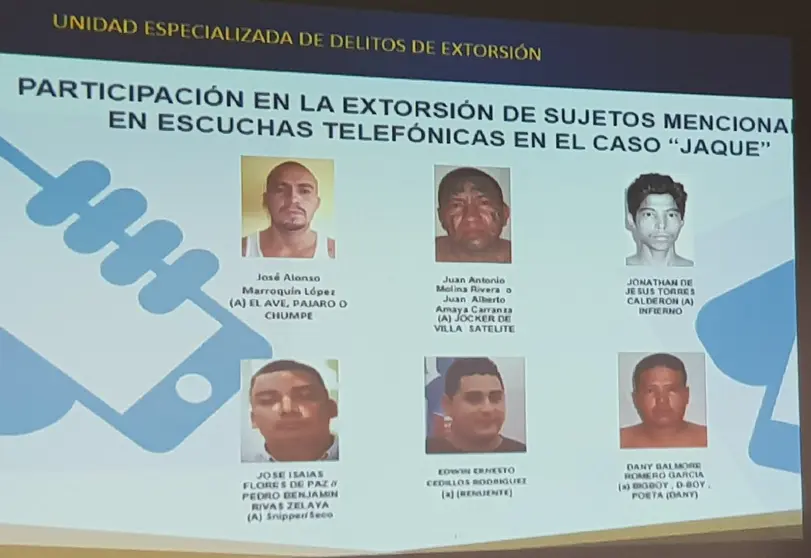 Implicados en caso extorsión junto a Raúl Mijango