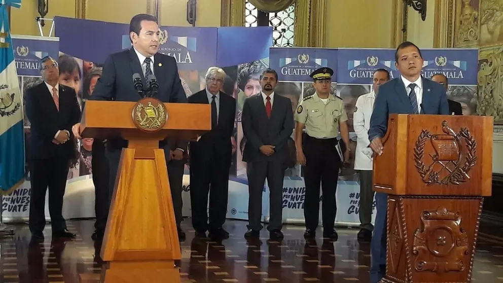 Jimmy Morales, presidente de Guatemala