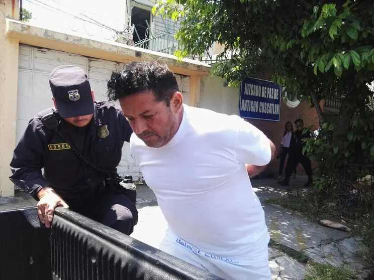 José Calleja, jardinero detenido en Antiguo Cuscatlán