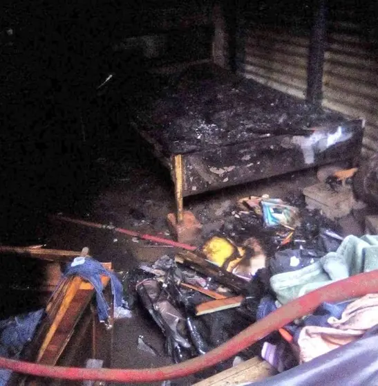 Rayo en vivienda de Usulután