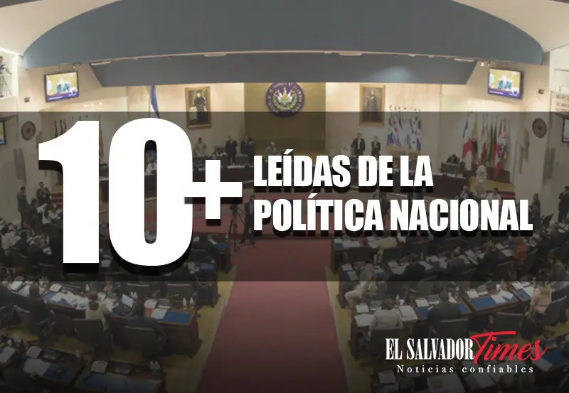 10 MAS LEIDAS EN LA POLITICA NACIONAL