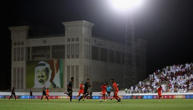 Partido de fútbol en Arabia Saudita