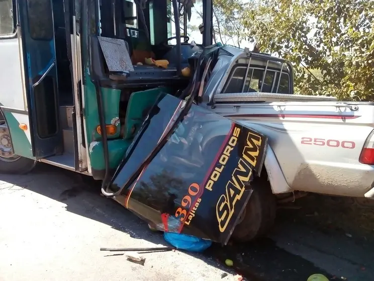 Accidente en Morazán