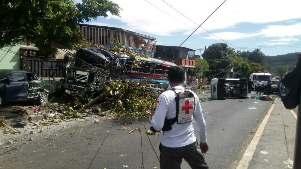 Accidente en Santa Tecla