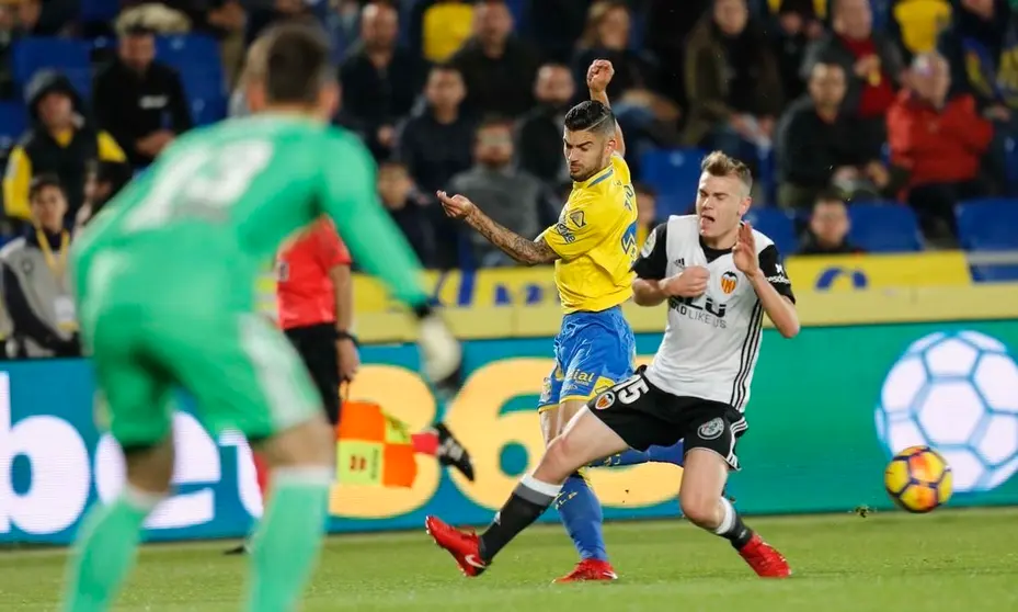 Valencia contra Las Palmas