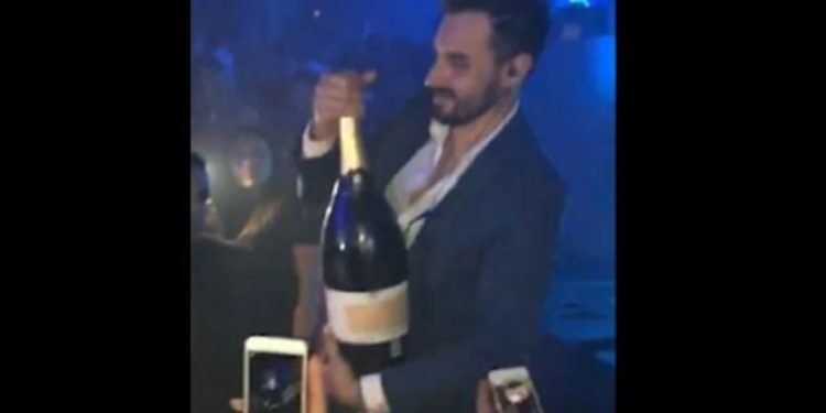 botella champán