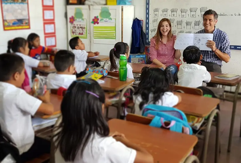 Calleja en escuela