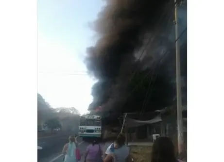 Incendio bus