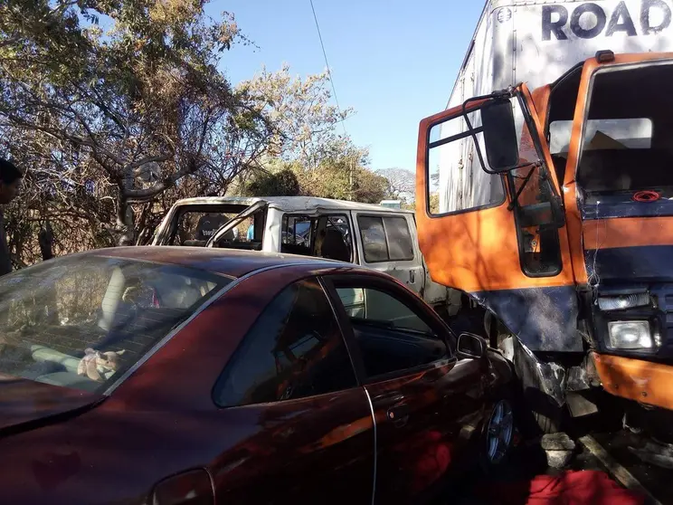 Accidente en carretera Panamericana