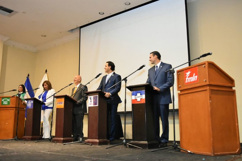 Debate entre candidatos a la alcaldía de San Salvador