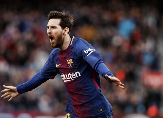 Lionel Messi celebrando un gol