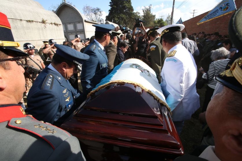 Funeral Ríos Montt. Foto: Prensa Libre