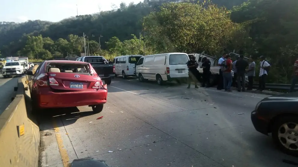 Accidente los chorros