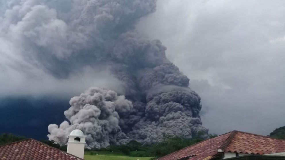 Volcan de Fuego en Guatemala