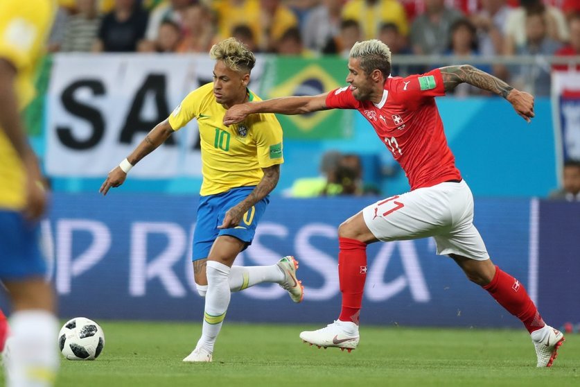 Brasil vs Suiza, Neymar