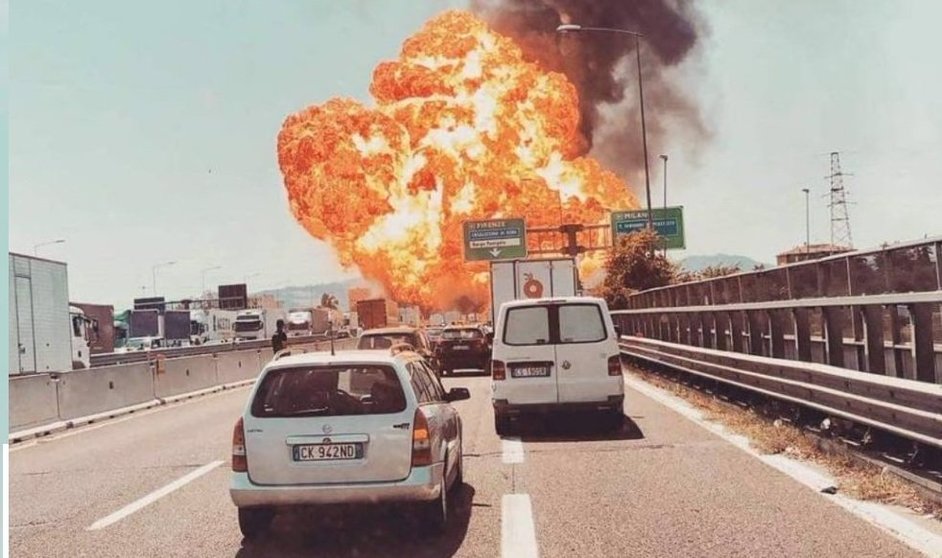 Explosión en Bolonia