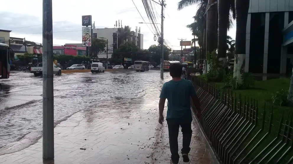 Lluvias en la capital