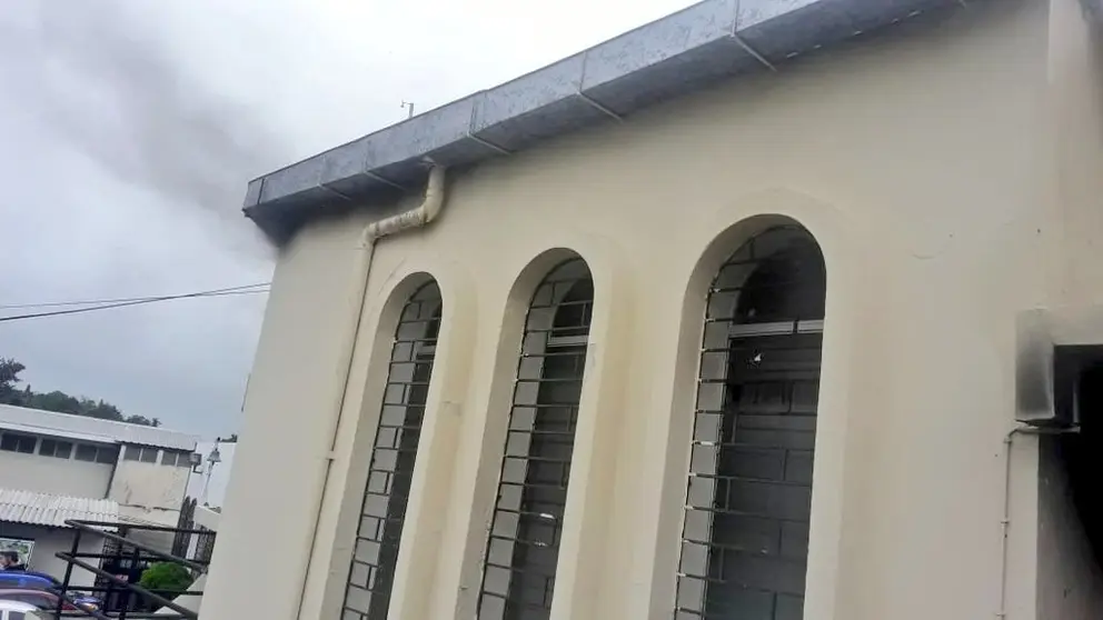 Incendio en Centro Escolar