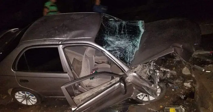 Accidente de tránsito de policía en Turín