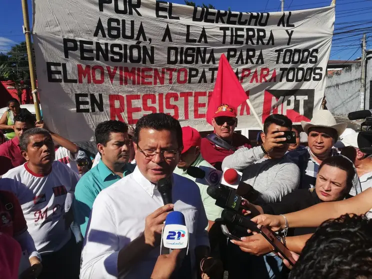 Protesta por agua