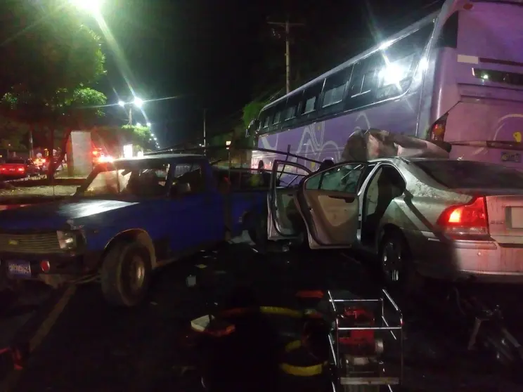 Accidente en Ilopango