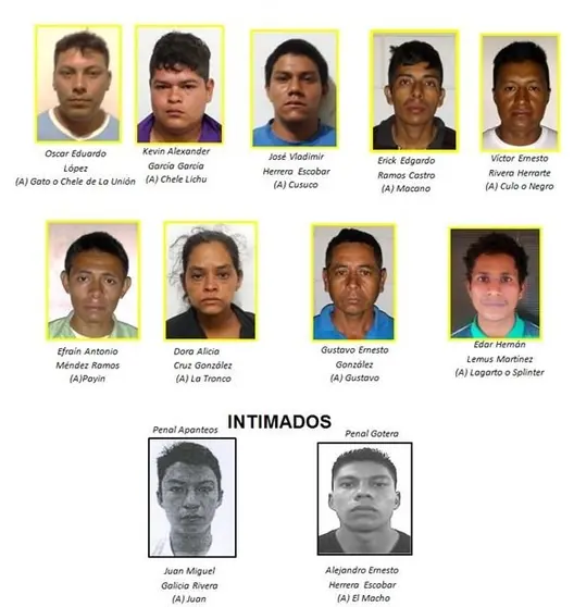 Mareros detenidos por masacre