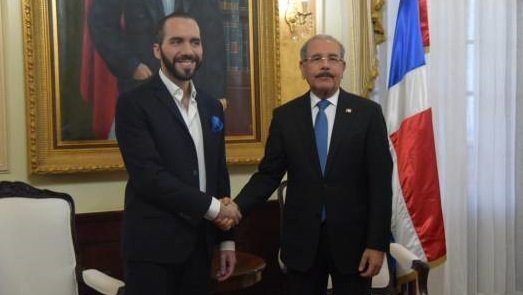 Bukele y Danilo Medina