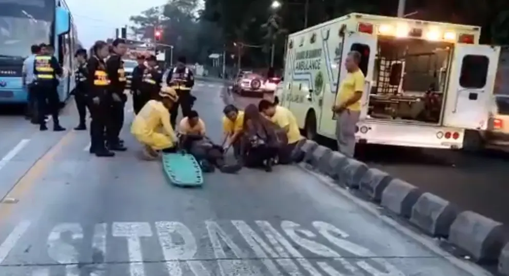 Choque frente al Parque Infantil