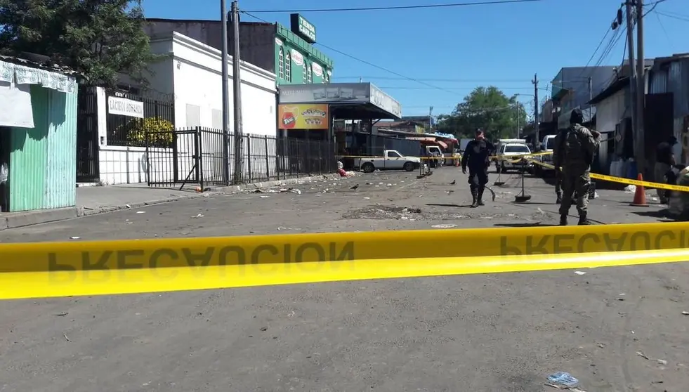 crimen en zona del mercado central