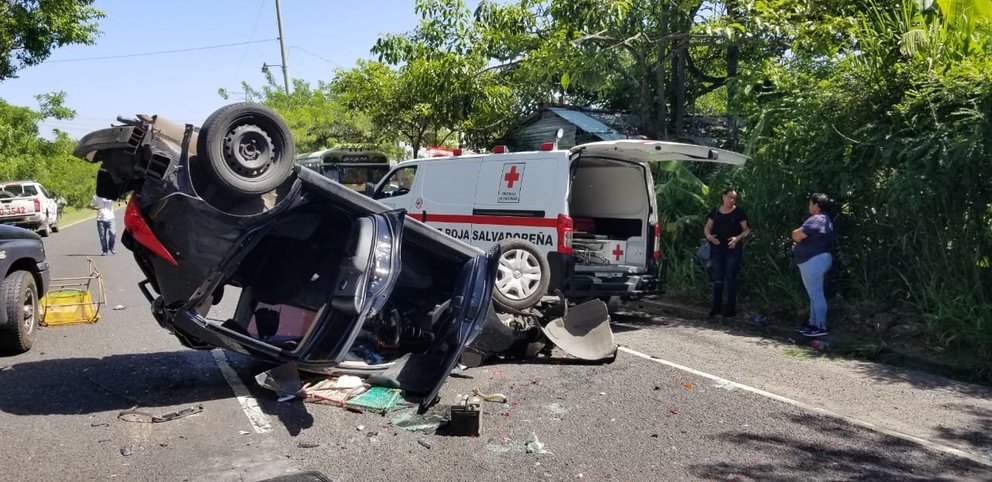 Accidente en Cojuetepeque