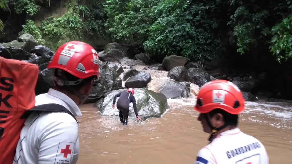 Rescate de motociclista