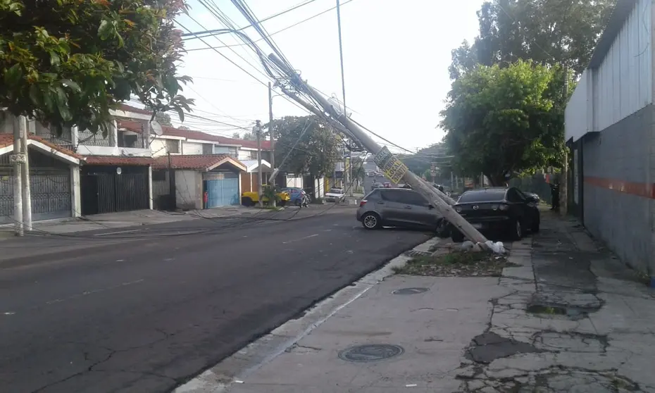 Accidente en la Bernal