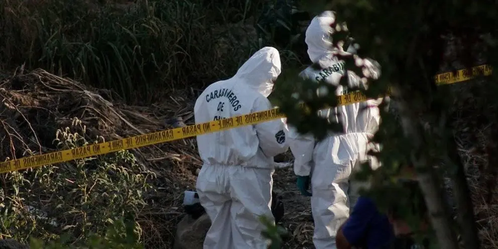 Foto de asesinato en Chile