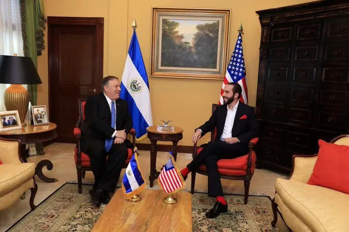 Bukele y Pompeo