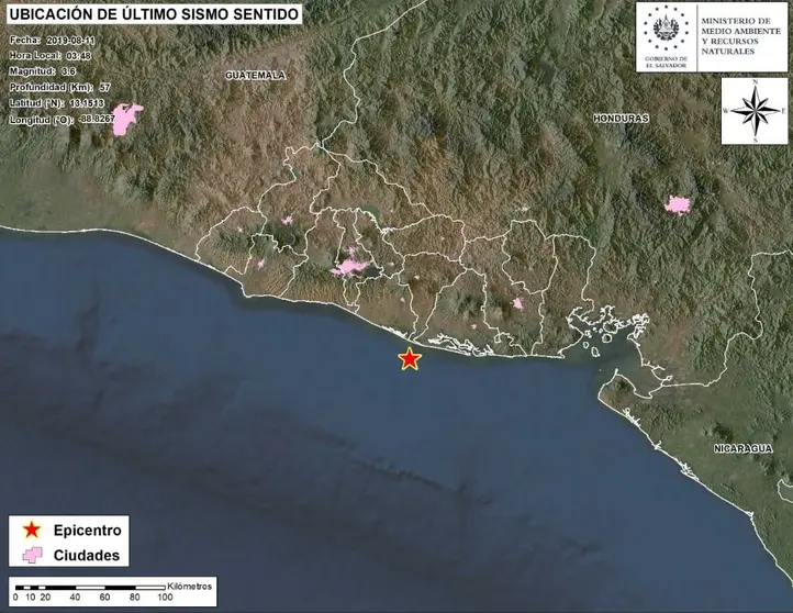 Sismo en San Vicente