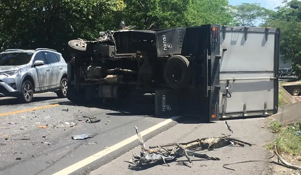 Accidente en San Miguel