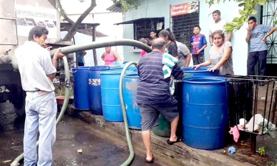 Falta de agua Soyapango 2