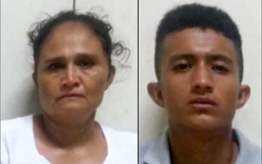 Madre e hijo detenidos por extorsionistas