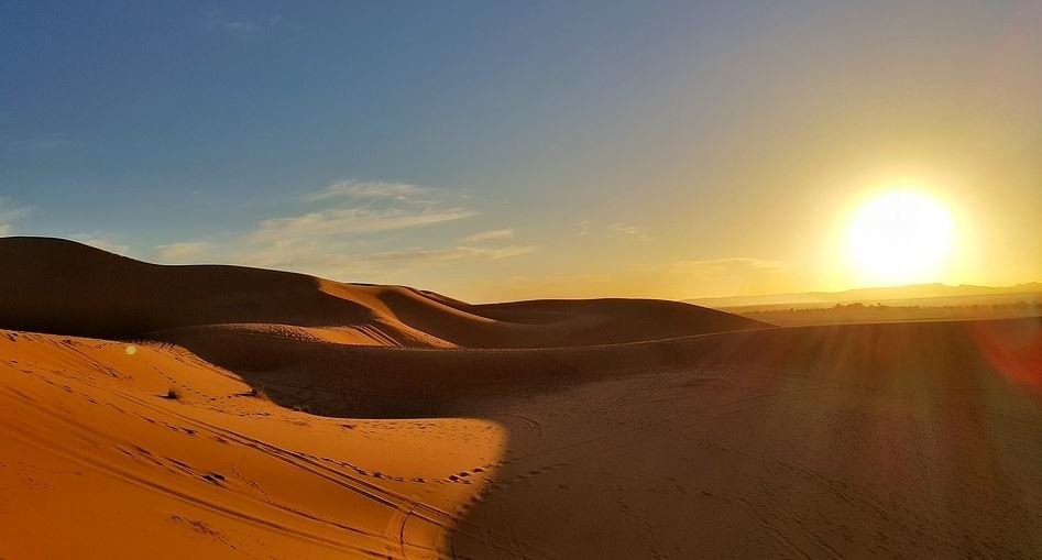 Sol en desierto