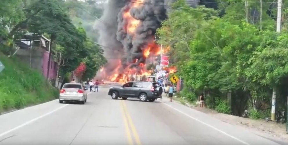 Explosión en Honduras