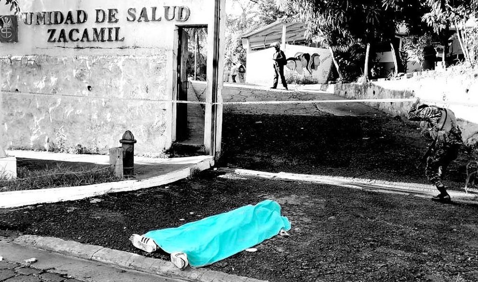 Joven muere frente a la Unidad de Salud de la Zacamil OK