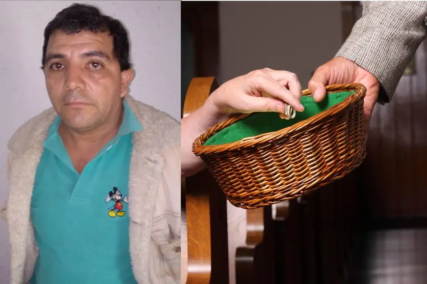 Capturado por robarse la alcancìa de la iglesia