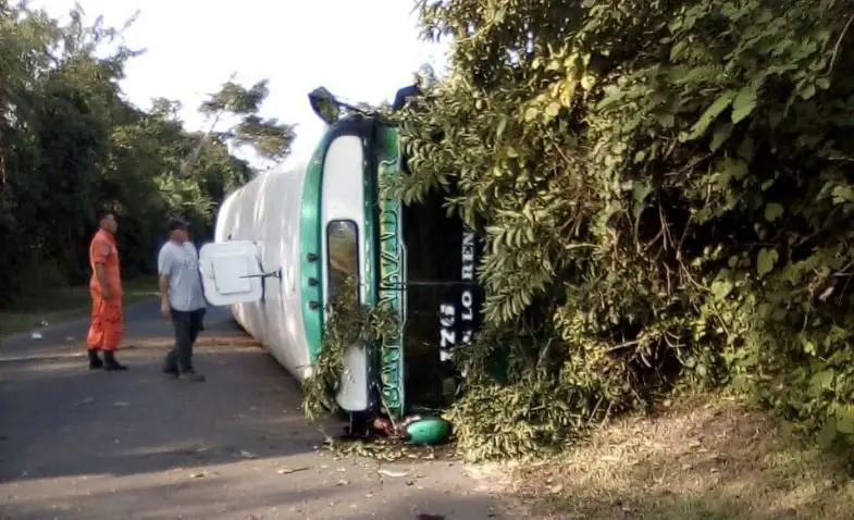 Accidente en San Lorenzo