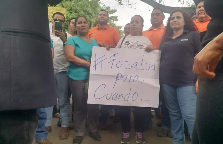 Empleados de Fosalud en Asamblea