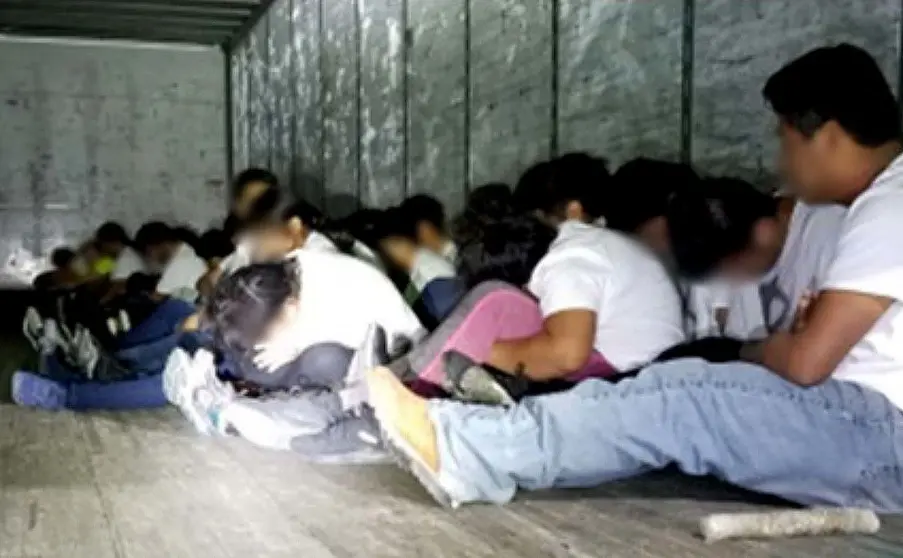 Migrantes salvadoreños detenidos en México rumbo a Estados Unidos