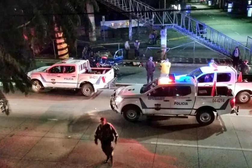 Accidente en Gran Vía