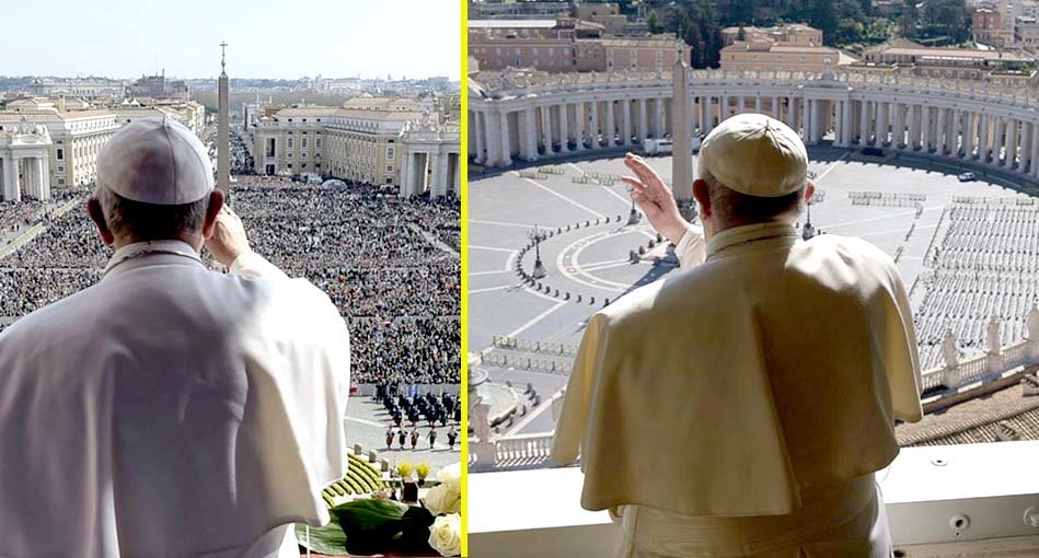 Papa bendice a los peregrinos en la plaza San Pedro 3