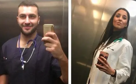 Pareja de italianos