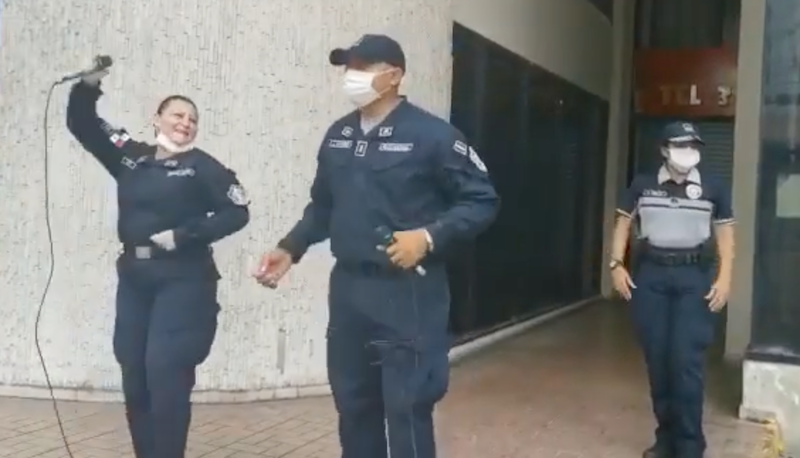 Policía panameña